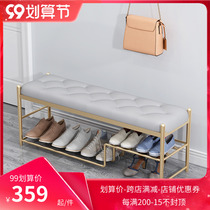 Nordic ins simple modern storage change shoes stool shoe cabinet can sit at the door wearing shoes stool shoe rack sofa stool home