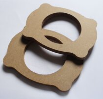 Car audio modification special model horn pad 6*9 inch 6x9 inch 6x9 inch 6 5 inch wooden mat horn pad pair