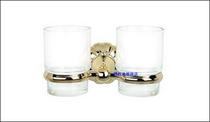 Home Lehua Crown Whole Gold Series Classical European Mouthwatering Cup double cup holder C101002B-01S (plated pure gold)