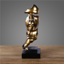 Desk swinging piece creative silence is the golden living room wine cabinet decorations book room cabinet decorations furnishing modern