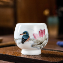 Collection of Tea Ware Chinese Ceramic Art Masters Enjoy Lifelong State Council Allowance Zhu Zhanping Master Cup Flash