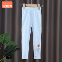 Girl Beats Bottom Pants Ice Chic Edge Aisha Autumn Clothes Pure Cotton Outside Wearing Aisha Long Princess Pants Girl 2020 new
