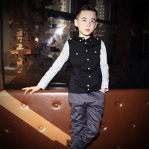 Le Wenxi shirt boy trend handsome 2021 Spring and Autumn new foreign style long sleeve plaid jacket thin boy
