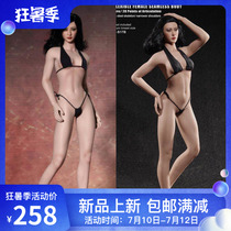 PHICEN TBLeague 1 6 Headless steel bone middle chest narrow shoulder rubber-coated female plain body S16A S17B Spot