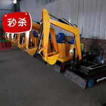 Outdoor childrens 90 degree excavator amusement g equipment square stalls Childrens toy car digging ocean ball digging sand