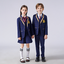 elementary school students' school uniform kindergarten uniform class clothing academy suit boys and girls' suit children's chorus performance costume winter