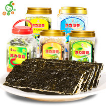 Boli seaweed sandwich crispy buckwheat Sesame crisp large package sea tunes bucket children snacks baby ready-to-eat seaweed