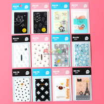 Giant stationery new cute jelly card stickers cartoon bus card stickers rice card stickers