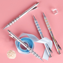 Japanese pentel paitong metal mechanical pencil pg1015 students with professional hand-painted activity pencil painting brush 0 3mm very thin sketchy pen not easy to break lead telescopic nib art supplies