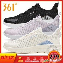 361 Degree Womens Running shoes sports shoes 2021 summer mesh comfortable casual shoes 361 breathable light shock absorption running shoes