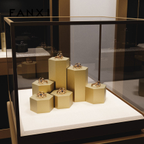 Fanxi FANXI JEWELLERY SHOW Golden Base Counter Ring Earring Pendant Display SZ034 Photographic Props