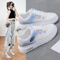 Womens shoes 2021 New Spring students Korean Sports Board shoes womens tide Joker spring white shoes women