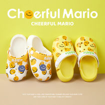 Childrens Slippers Summer Cartoon Non-slip Household Bathroom Shower Shoes Boy Girls Baby Hole Shoes