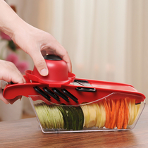 Household potato shredder Kitchen supplies Multi-functional vegetable cutting vegetables carrots rub silk slicing planer artifact