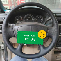Beeks old style Junwei Junjuns GL8 car steering wheel cover genuine leather special hand seam to get the cover