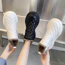 Winter plus velvet Martin boots womens 2022 new thick-soled waterproof snow boots hot style warm short boots Northeast cotton shoes