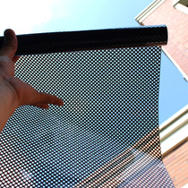 Black mesh glass patch window sticker office glass sticker translucent window film White Dot