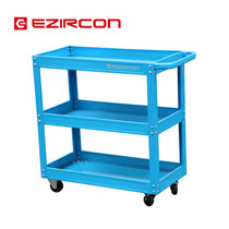 EZIRCON 3-Layer Tool Cart Trolley Multi-function Trolley Parts Cart Car Repair Tool 90437
