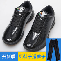  Patent leather glossy black basketball shoes fiba basketball referee shoes fiba basketball referee shoes 