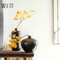  Simulation flower ginkgo biloba green plant green leaves creative home fake flower decoration flower silk flower table decoration ornaments