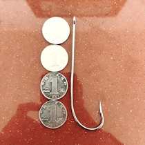 Pomfret hook Tube pay special long handle with hole with barbed seahorse hook hand wire hook Pomfret bass hook red oil hook Sea