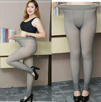 Plus size Warm See Through Leggings Winter Women Sexy Pants