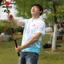 Outdoor fishing sunscreen clothing Short-sleeved mens and womens fishing clothing breathable sunscreen clothes Short-sleeved fishing clothing quick-drying