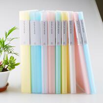 Office supplies collection booklet students use test papers folder multi - layer insert blocker A4 transparent