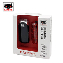 CATEYE cat eye HL-EL135 TL-LD135-R headlight tail light set bike light mountain bike light