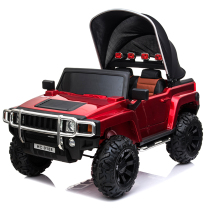  Hummer two-seater childrens electric car four-wheel remote control 4WD off-road childrens baby toy car can sit large