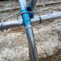 Greenhouse Card Slot Snap Spring Accessories Hot Galvanized Steel Pipe Buckle Press Top Spring Steel Wire Clamp Top Spring Greenhouse Clip Snap Spring