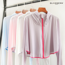 Japanese Ice Silk sunscreen clothes womens new anti-ultraviolet riding thin breathable long sleeve womens coat summer sunscreen shirt