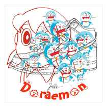 New on the trend] Judas Alletta NIKEx Shizuka limited edition painting cute cartoon hanging picture spot