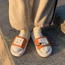 Japanese Slippers Womens Summer Fashion Ins Tide Non-slip Thick Bottom Shoes Interior Exterior Wearing Student Beach Sandals