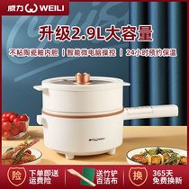 Power Electric Pot Small Household Electric Pot Split Model Multi-function Small Electric Hot Pot Student Dorm One Pot