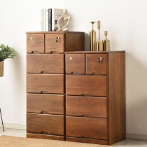 Bucket solid wood bedroom special chest chest five drawers cabinet living room cupboard simple modern drawer style full storage cabinet