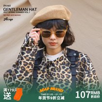 Acap mens and womens hollow breathable circle gauze artist hat size head circumference hat womens summer summer thin section beret