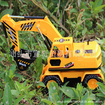 Large wireless remote control excavator 6-channel toy vehicle engineering vehicle remote control excavator simulation remote control vehicle