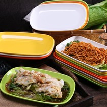 KTV frosted cold dish plate plate beef creative small dish plastic plate plate fast food restaurant vegetable shallow plate self