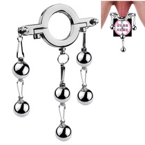 Lock fine ring penis ring weight ball exercise SM men GAY alternative passion toy abuse Yang props lock JJ traction