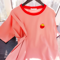 Summer nursing dress Tide mother pregnant woman dress Large size pregnant baby feeding clothes Home night dress moon child T-shirt