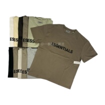 ESSENTIALS FOG Fear of God chest letter compounded high street short sleeve T-shirt 20 TEE