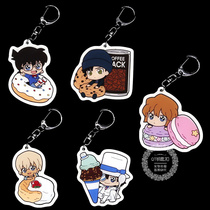 Q version of the dessert detective Conan room through the gray original sad strange thief Kidd double-sided acrylic keychain pendant