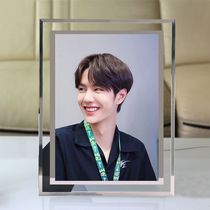 Chen Qingling Wang Yibo crystal photo frame with the same style to set up photos around to customize best friends birthday gift