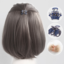 Plush hairclip female back of the head grab Chuck hairclip small Bangar clip Korean top clip headgear hair hair hair clip