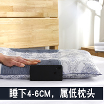 A single pillow with pillow case pillow single low pillow core cervical spine neck buckwheat home hard whole student dormitory simple