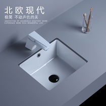 Ceramic basin small size small size small washbasin sink balcony embedded 12 14 16 inch