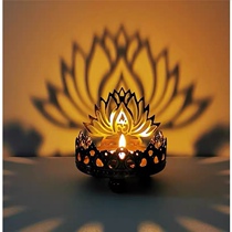 Alloy for Foghee Oil lamp holder wax candle holder lamp Thai Buddha card with lamp Home Buddha candleholder Changming lamp Buddha Hall