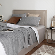  Summer cool quilt pure cotton summer quilt cotton air-conditioning quilt washable summer single double thin four-piece set