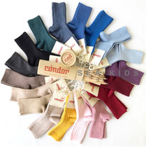 Spot Spanish condor socks imported childrens cotton socks adult parent-child pit strip can not play ball mens and womens childrens socks